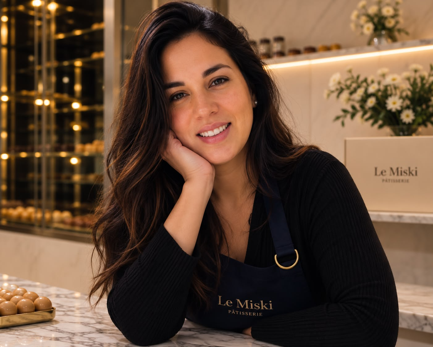 Marisol Rodríguez, fundadora de Le Miski, en la pastelería